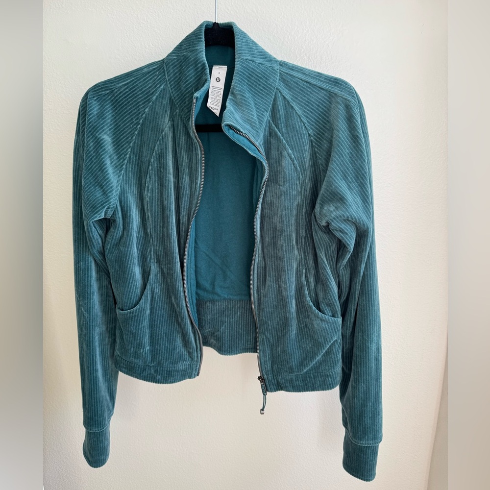 lululemon Velvet Cord Scuba Track Jacket